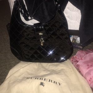 Burberry Brooke Hobo patent leather